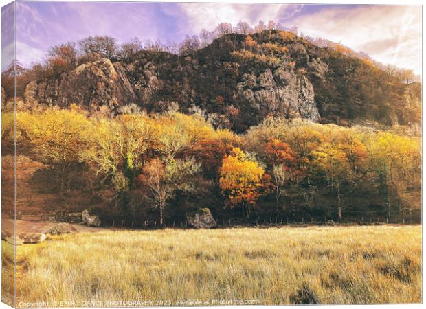 Autumn colours in the Lake District Canvas Print by EMMA DANCE PHOTOGRAPHY