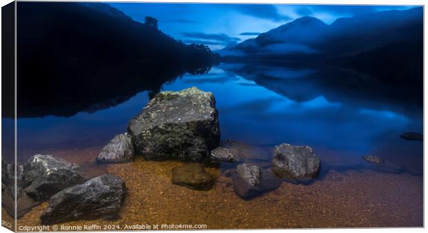 Jubilee Point At Blue Hour Canvas Print by Ronnie Reffin