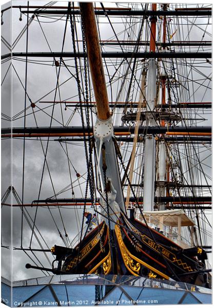 Cutty Sark Canvas Print by Karen Martin