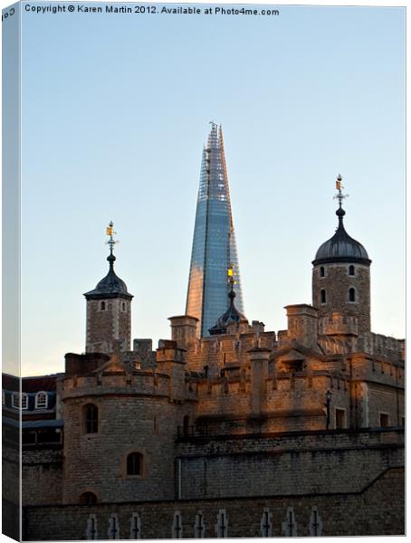 London's Towers Canvas Print by Karen Martin