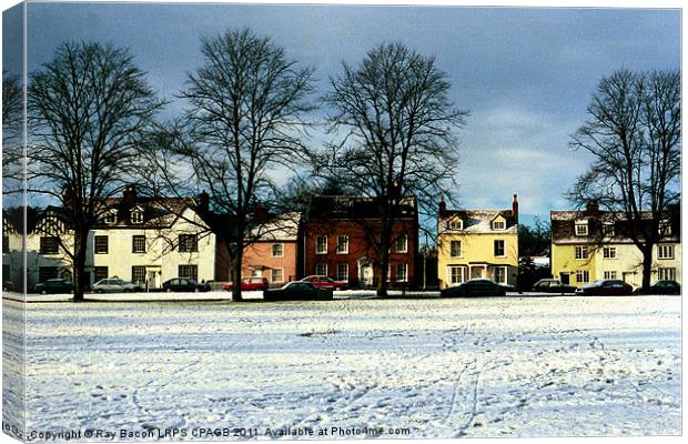 WRITTLE IN THE SNOW Canvas Print by Ray Bacon LRPS CPAGB