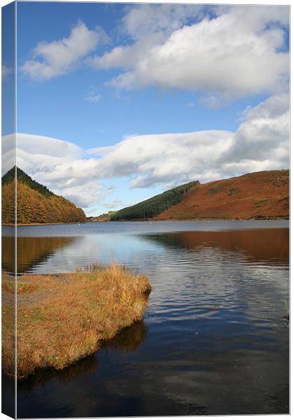 Welsh Reservoir Canvas Print by Will Murphy