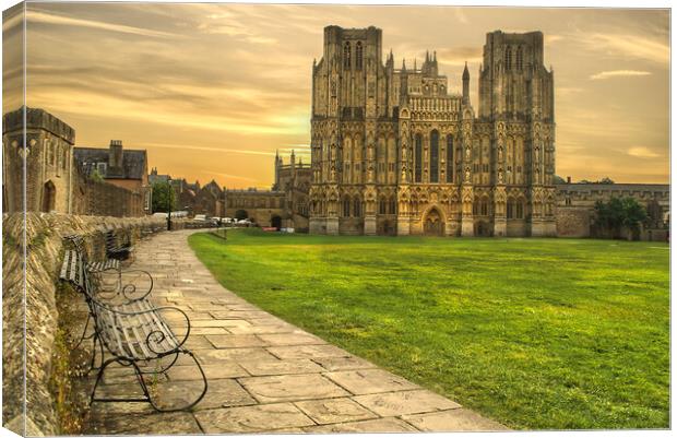 Wells Cathedral  Canvas Print by Alison Chambers