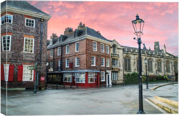 Minster Yard York Canvas Print by Alison Chambers