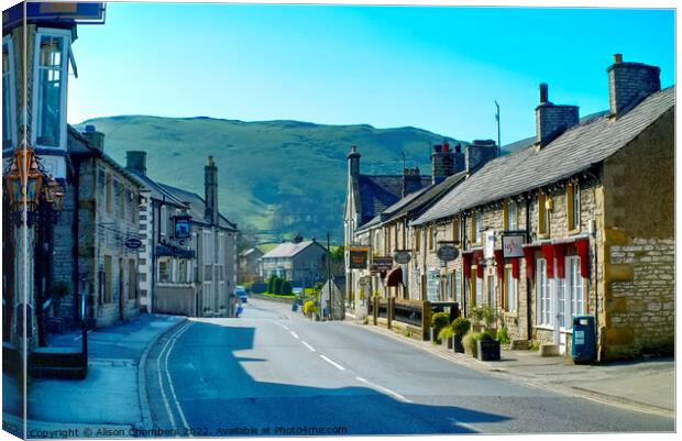 Castleton  Canvas Print by Alison Chambers