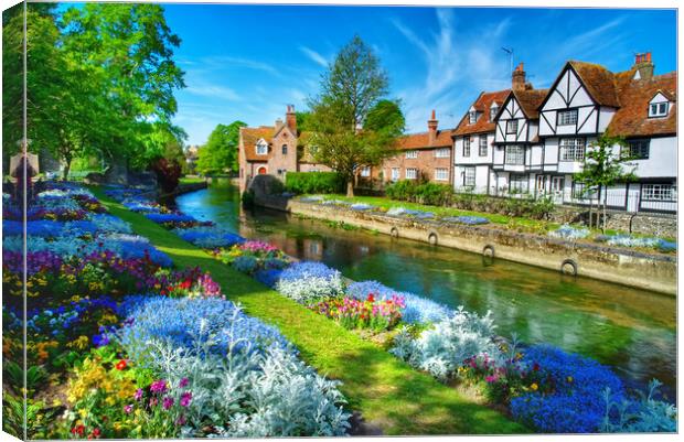 Canterbury Westgate Park Gardens  Canvas Print by Alison Chambers