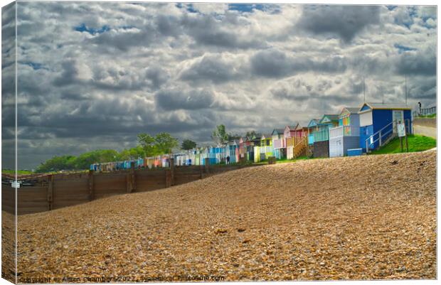 Tankerton in Whitstable Canvas Print by Alison Chambers