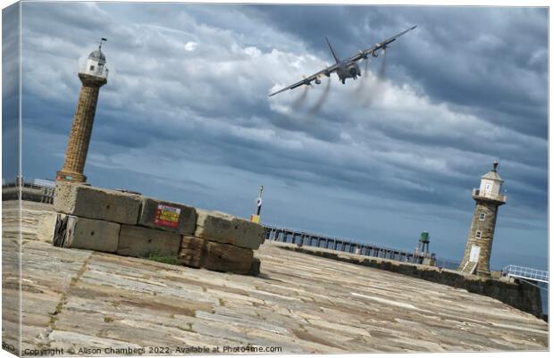 Whitby Hercules  Canvas Print by Alison Chambers