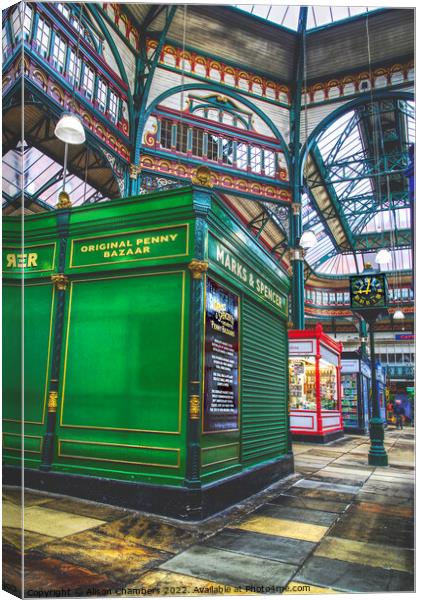 The Original M & S Leeds Canvas Print by Alison Chambers