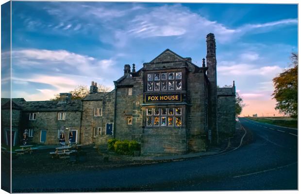 The Fox House Longshaw Canvas Print by Alison Chambers