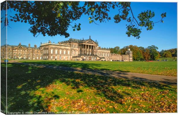 Wentworth Woodhouse Rotherham Canvas Print by Alison Chambers