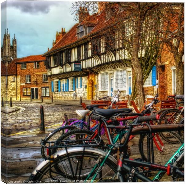 College Street York Canvas Print by Alison Chambers