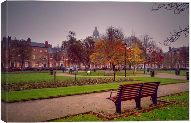 Park Square Leeds Canvas Print by Alison Chambers
