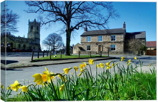 Barnburgh Doncaster  Canvas Print by Alison Chambers