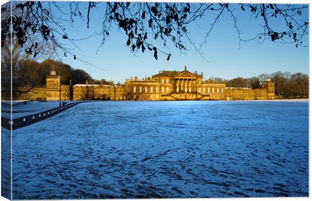 Wentworth Woodhouse  Canvas Print by Alison Chambers