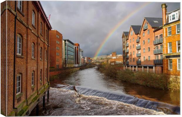 Sheffield Ladys Bridge Canvas Print by Alison Chambers