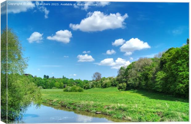 Sprotbrough Flash Canvas Print by Alison Chambers