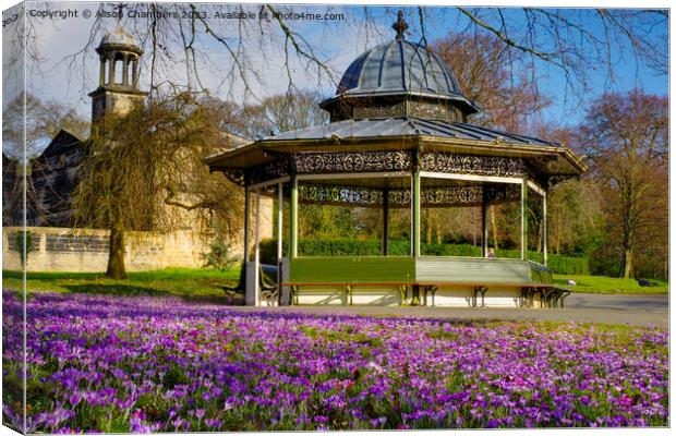 Roundhay Park Leeds Canvas Print by Alison Chambers