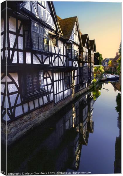  Canterbury  Canvas Print by Alison Chambers