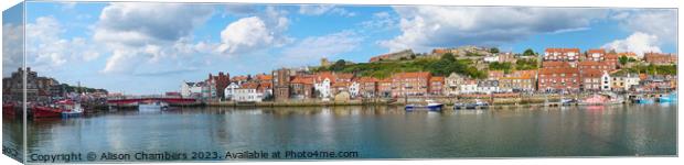 Whitby  Canvas Print by Alison Chambers