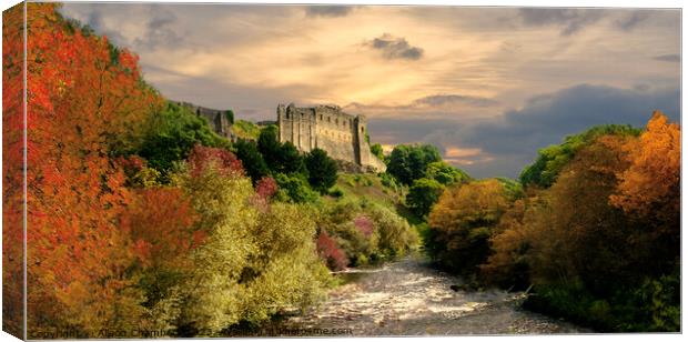 Richmond Castle Canvas Print by Alison Chambers