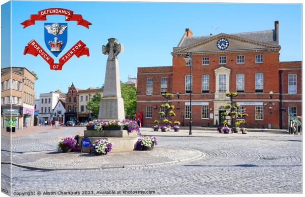Taunton Somerset Canvas Print by Alison Chambers