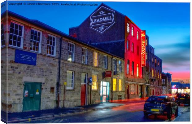 The Leadmill Sheffield  Canvas Print by Alison Chambers