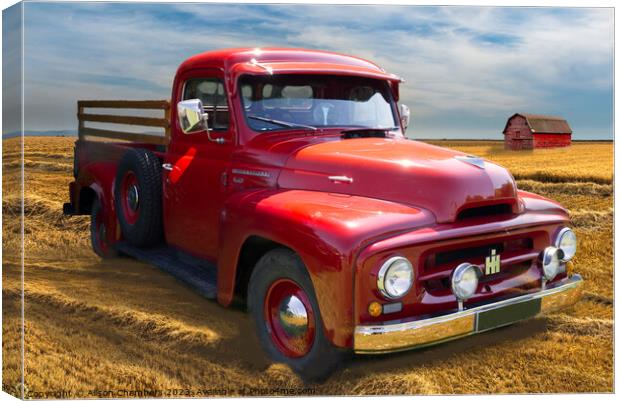 International Harvester PickUp Canvas Print by Alison Chambers