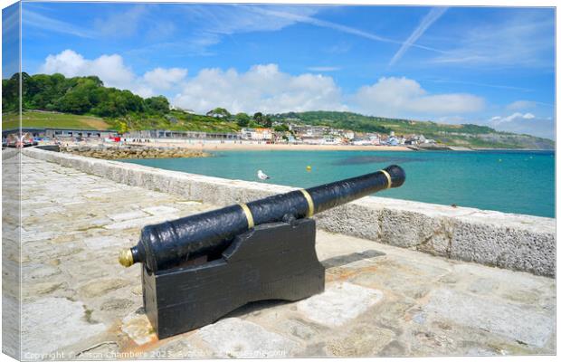 Lyme Regis Dorset Canvas Print by Alison Chambers