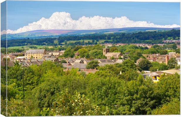 Otley Town Landscape Canvas Print by Alison Chambers