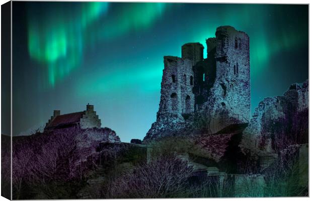 Scarborough Castle Canvas Print by Alison Chambers