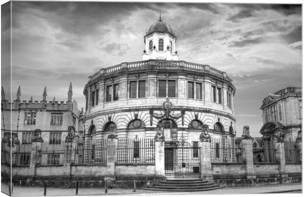 Oxford Sheldonian Theatre  Canvas Print by Alison Chambers
