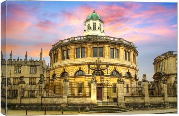 Oxford Sheldonian Theatre Canvas Print by Alison Chambers