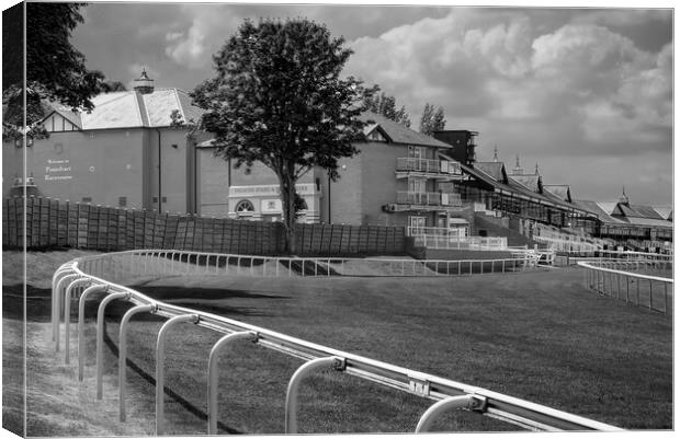 Pontefract Racecourse  Canvas Print by Alison Chambers