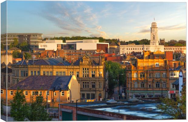 Barnsley Town Centre Canvas Print by Alison Chambers