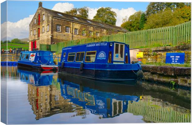 Standedge Tunnel Visitor Centre Canvas Print by Alison Chambers