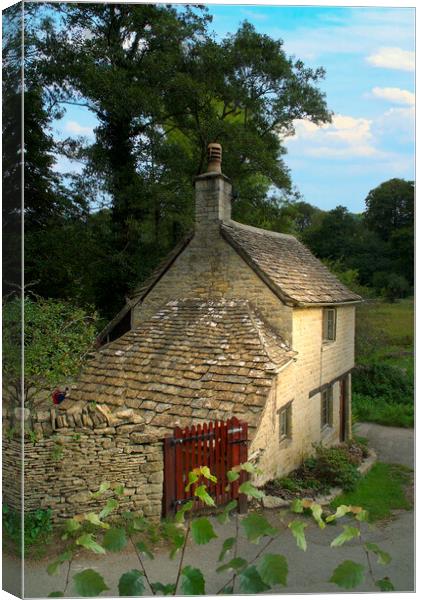 Arlington Row Cottage  Canvas Print by Alison Chambers