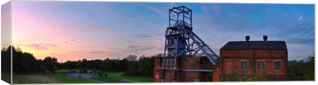 Barnsley Main Colliery Panorama  Canvas Print by Alison Chambers