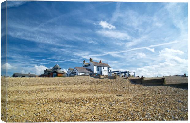 Whitstable Old Neptune Canvas Print by Alison Chambers