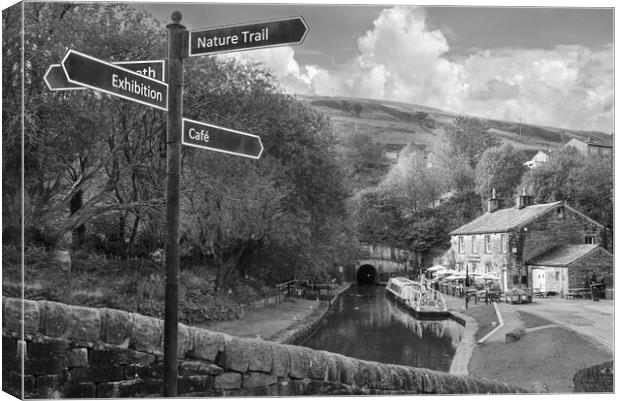Marsden Tunnel End Canvas Print by Alison Chambers