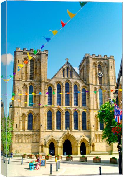 Ripon Cathedral  Canvas Print by Alison Chambers