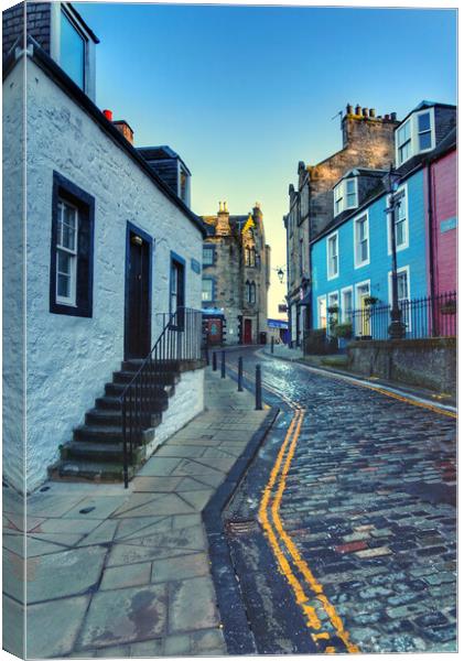 South Queensferry Edinburgh  Canvas Print by Alison Chambers