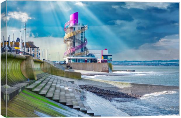 Redcar Canvas Print by Alison Chambers