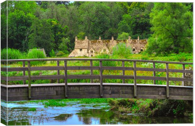 Bibury Canvas Print by Alison Chambers