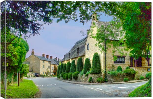 Broad Campden Cotswolds Canvas Print by Alison Chambers