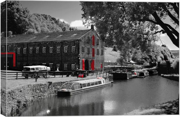Standedge Visitor Centre  Canvas Print by Alison Chambers