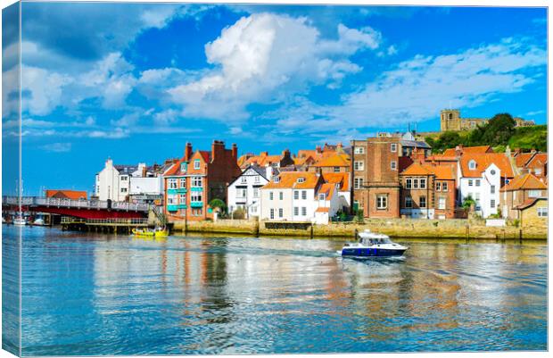 Beautiful Whitby  Canvas Print by Alison Chambers