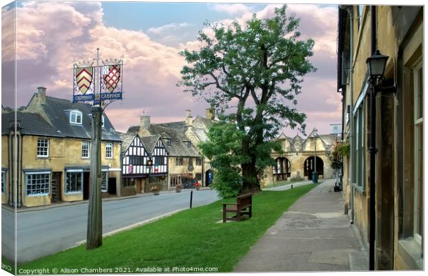 Chipping Campden Canvas Print by Alison Chambers