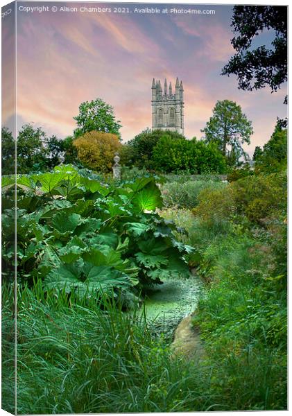 Oxford Magdalen College Canvas Print by Alison Chambers