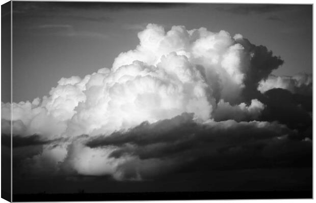  Thunder cloud Canvas Print by Simon Johnson